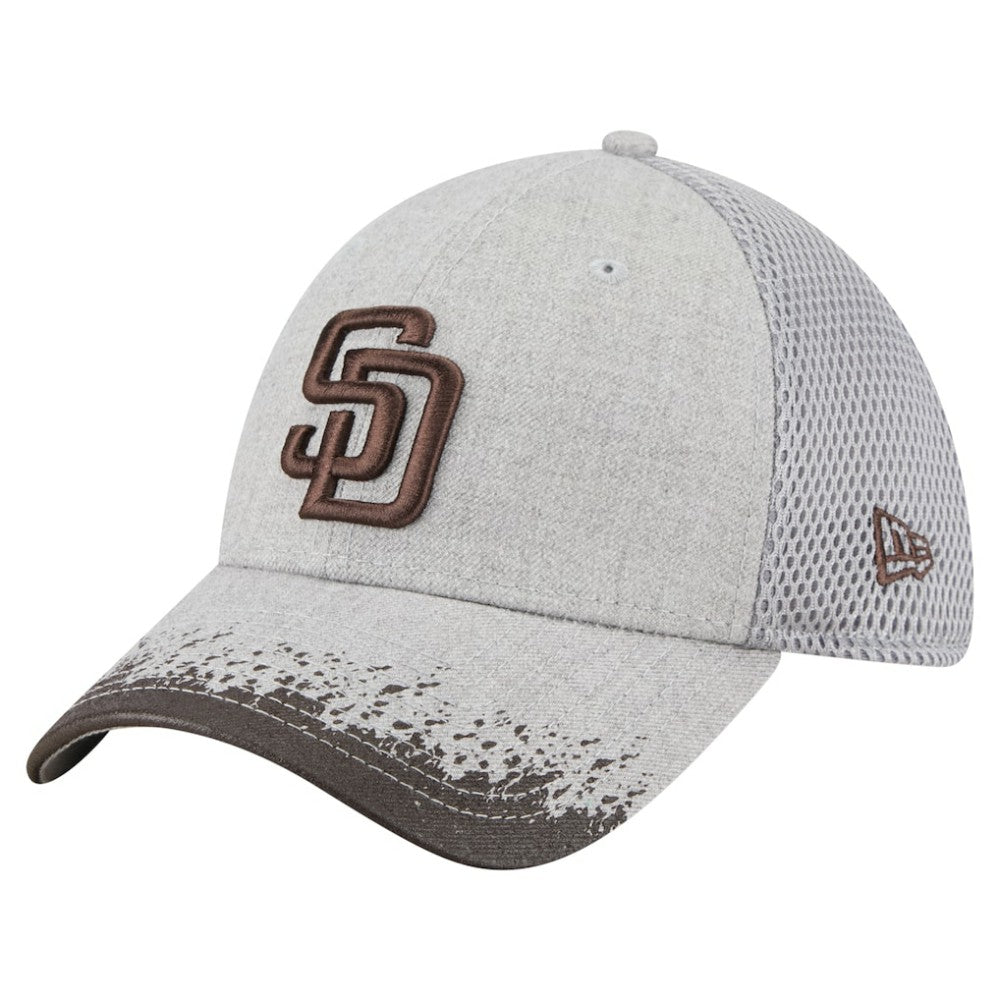 San Diego Padres New Era Visor Paint Splatter 39THIRTY Flex Hat | MLB New