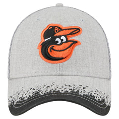 Baltimore Orioles New Era Visor Paint Splatter 39THIRTY Flex Hat | MLB Outlet