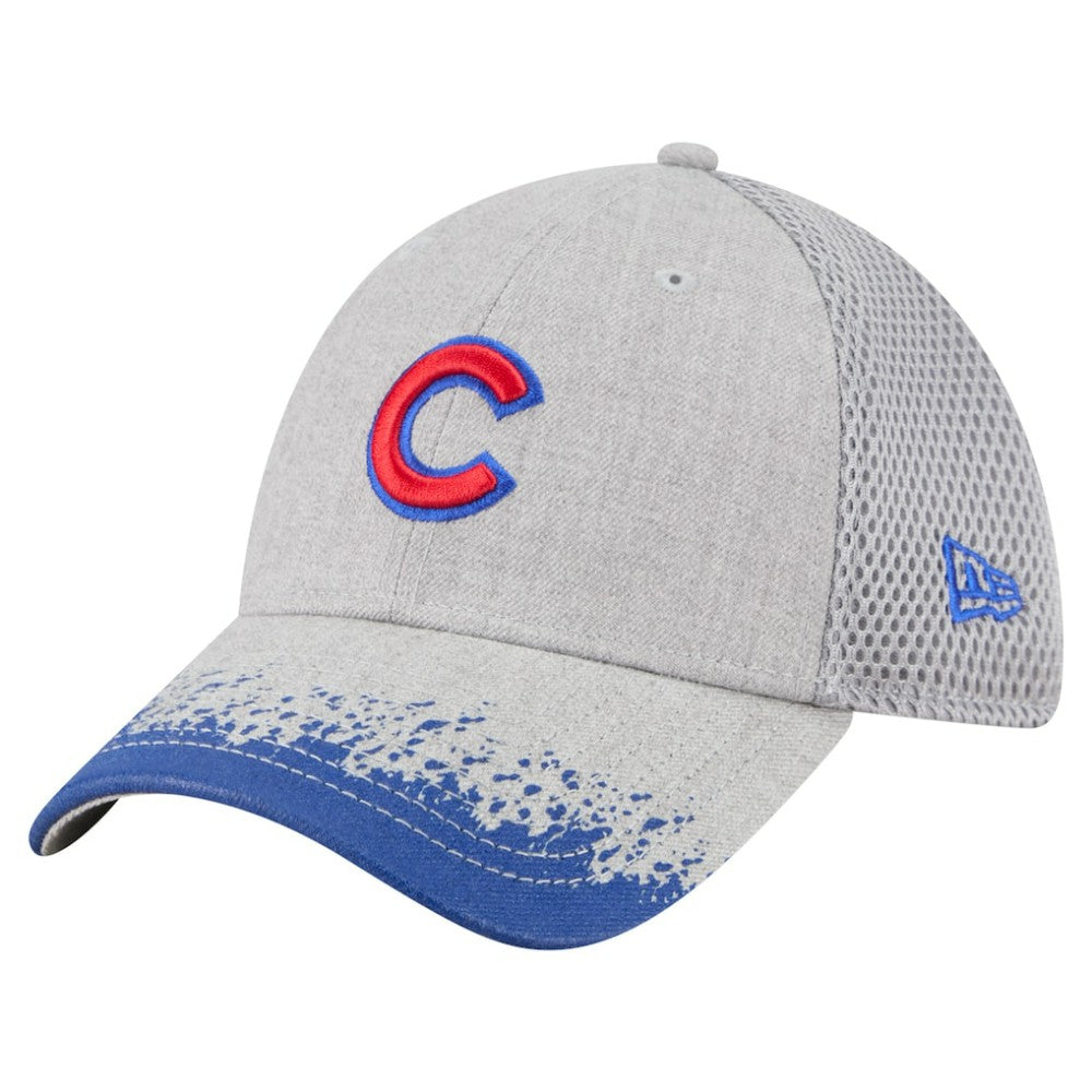 Chicago Cubs New Era Visor Paint Splatter 39THIRTY Flex Hat | MLB Discount