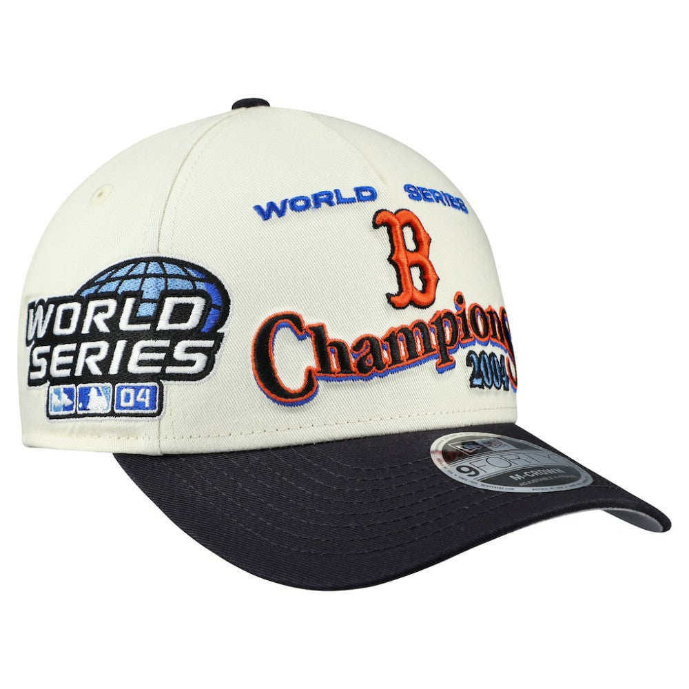 Boston Red Sox New Era World Series 9FORTY M-Crown A-Frame Adjustable Hat | MLB Outlet