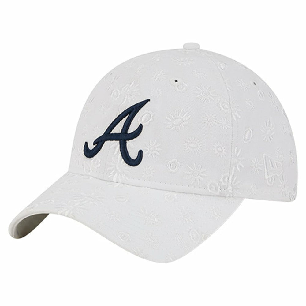 Atlanta Braves New Era Women's Floral Mesh 9TWENTY Adjustable Hat | MLB US