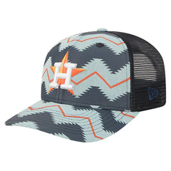 Houston Astros New Era Aztec Denim 9SEVENTY Adjustable Hat | MLB Discount