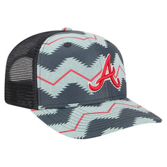 Atlanta Braves New Era Aztec Denim 9SEVENTY Adjustable Hat | MLB Online