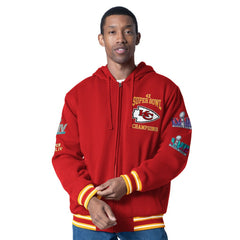 Kansas City Chiefs G-III Sports by Carl Banks Power Forward Commemorative Full-Zip Hooded Jacket