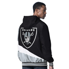 Las Vegas Raiders G-III Sports by Carl Banks Dual Threat Reversable Full-Zip Hooded Jacket