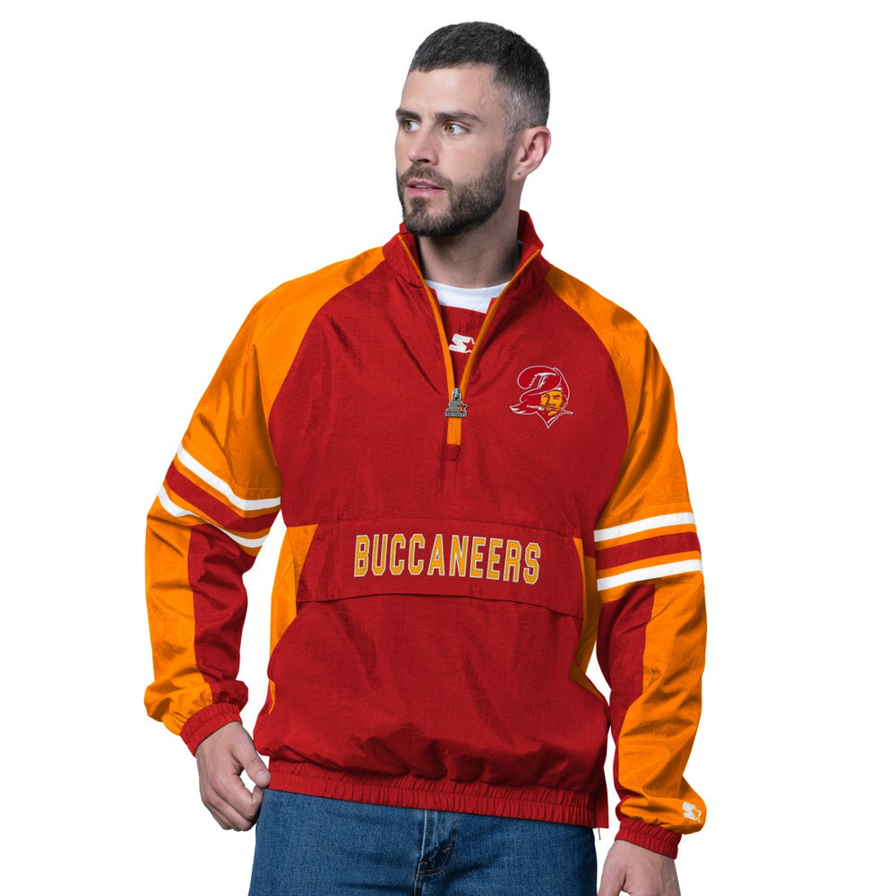 Tampa Bay Buccaneers Starter Vintage Logo Prospect Half-Zip Pullover