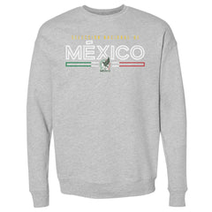 Mexico National Team 500 Level Inline Pullover Sweatshirt Heather Gray