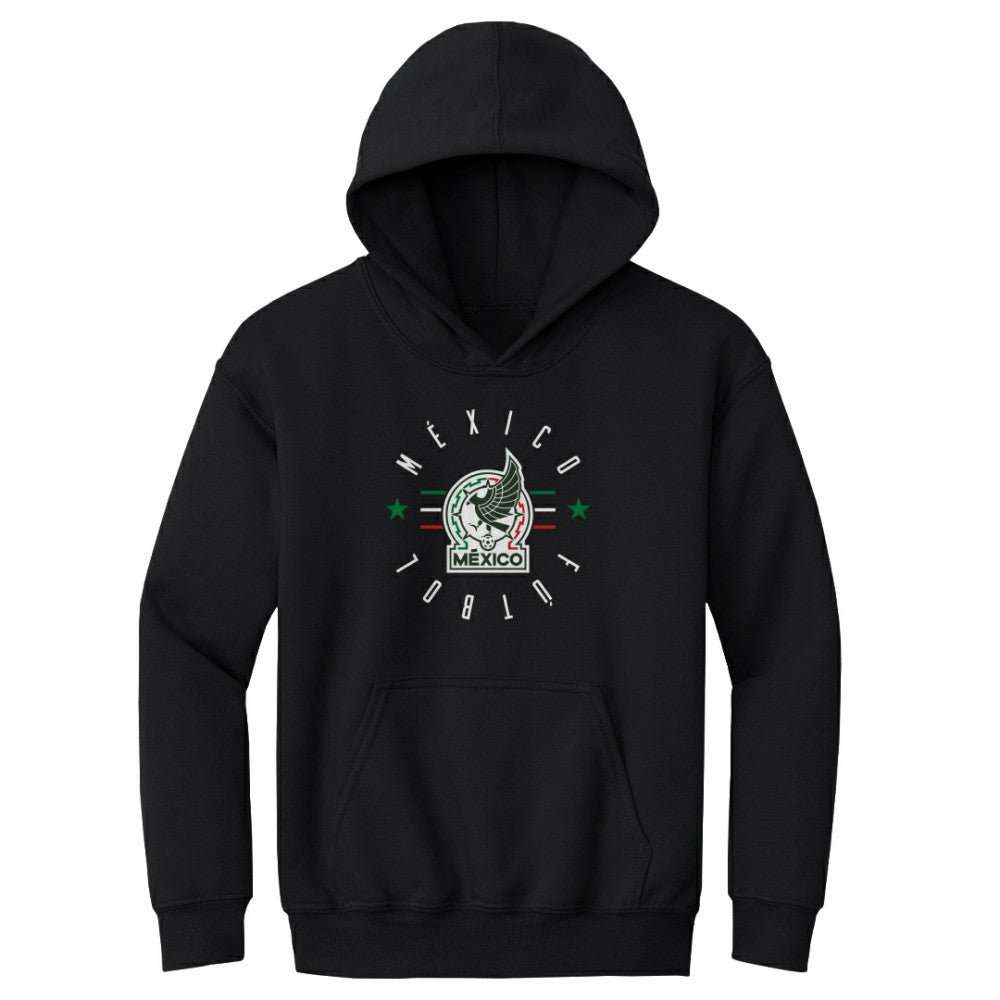 Mexico National Team 500 Level Youth Futbol Pullover Hoodie Black