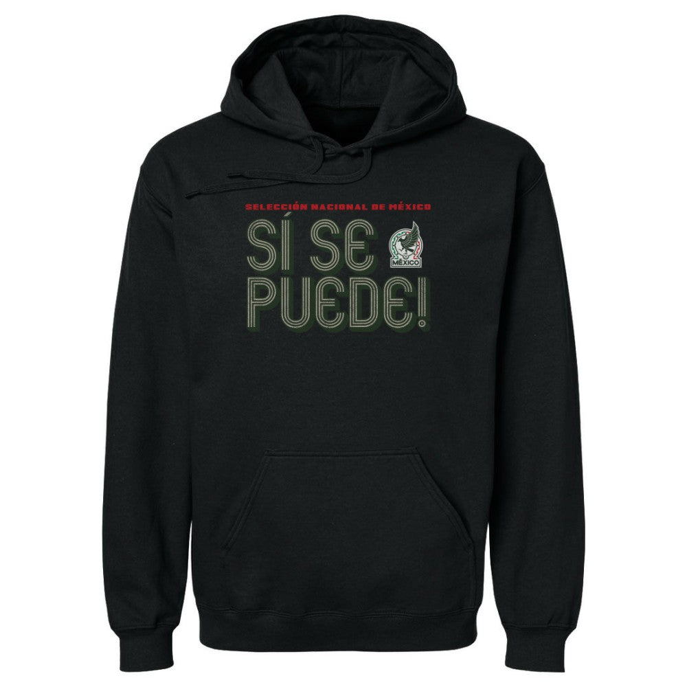 Mexico National Team 500 Level Si Se Puede Inline Bold Pullover Hoodie Black