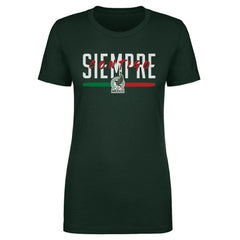 Mexico National Team 500 Level Women's Siempre Contigo T-Shirt Dark Green