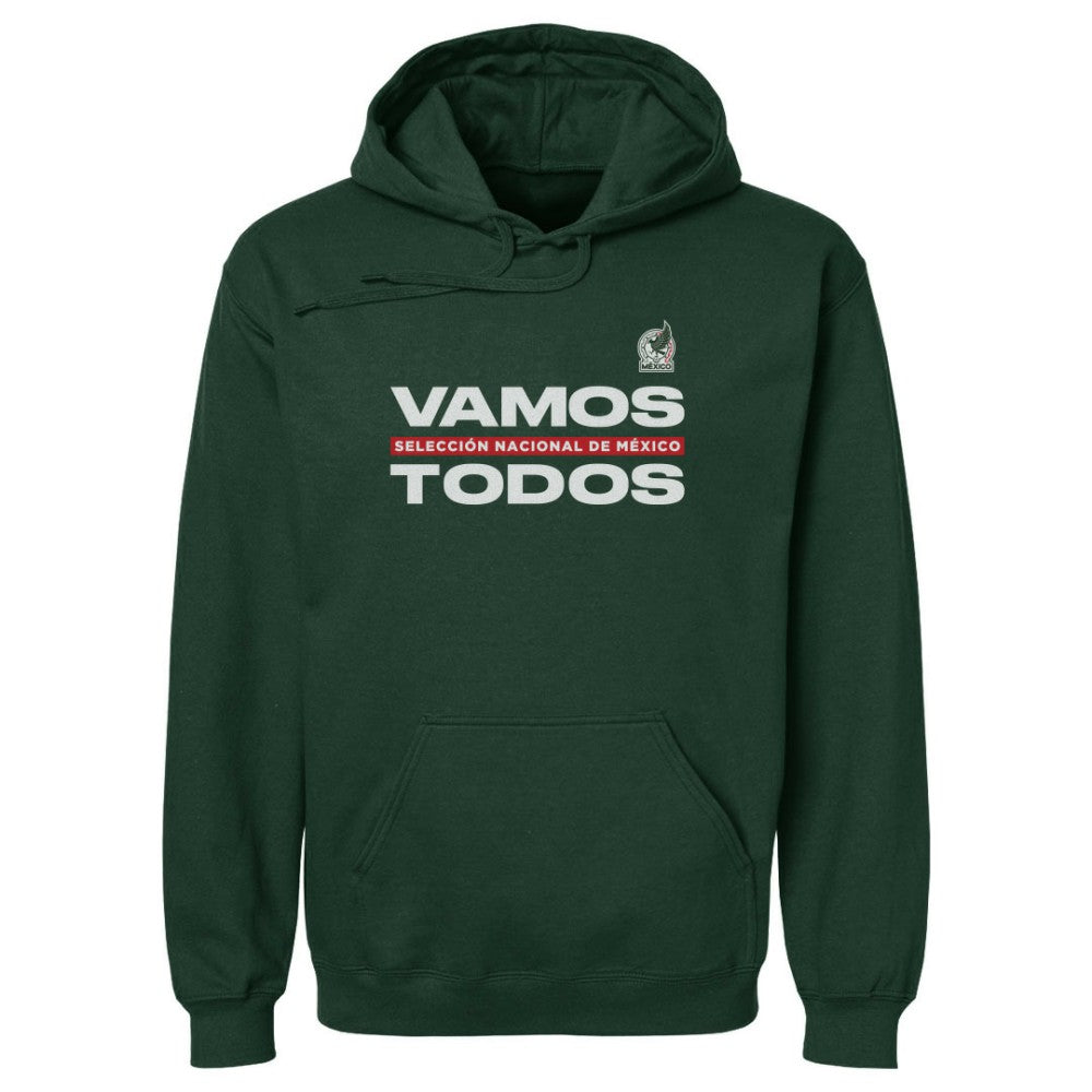 Mexico National Team 500 Level Vamos Todos Pullover Hoodie Dark Green