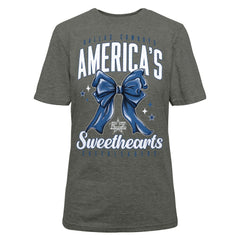 Dallas Cowboys Cheerleaders Women's Sweetheart Bow T-Shirt