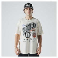 Brooklyn Nets Oversized City Edition Remix Vintage T-Shirt On Sale
