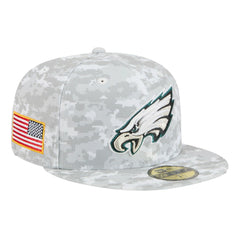 Philadelphia Eagles New Era 2025 Salute to Service Fan Pack 59FIFTY Fitted Hat