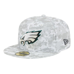 Philadelphia Eagles New Era 2025 Salute to Service Fan Pack 59FIFTY Fitted Hat