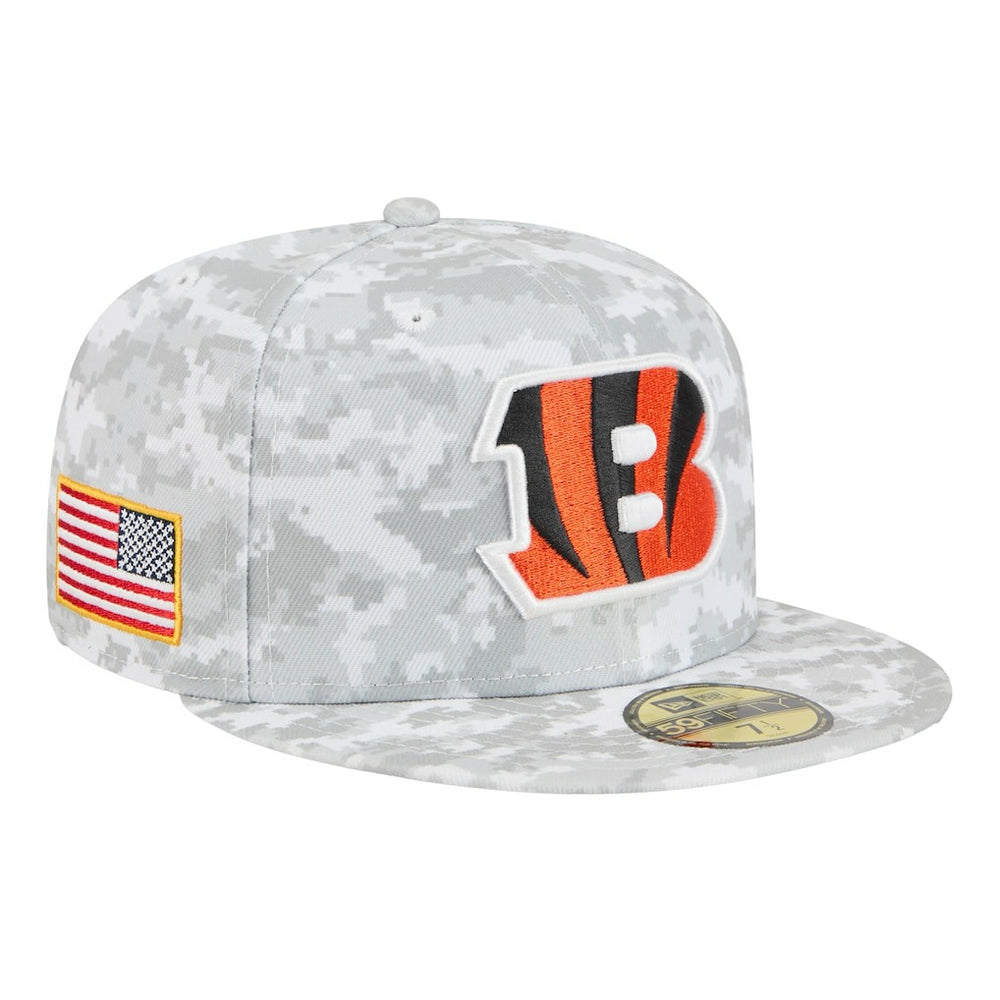 Cincinnati Bengals New Era 2025 Salute to Service Fan Pack 59FIFTY Fitted Hat
