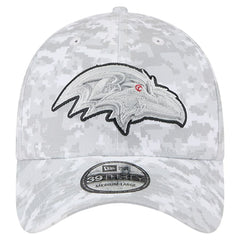 Baltimore Ravens New Era 2025 Salute to Service Digital Camo Fan Pack 39THIRTY Flex Hat