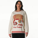 San Francisco 49ers The Wild Collective Women's Oversized Vintage French Terry Sweatshirt