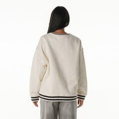 Cleveland Browns The Wild Collective Women's Oversized Vintage French Terry Sweatshirt