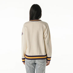 Minnesota Vikings The Wild Collective Women's Jacquard V-Neck Sweater