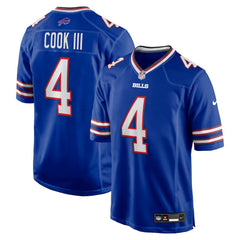 James Cook III Buffalo Bills Team Game Jersey - Royal
