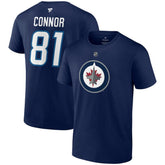 Kyle Connor Winnipeg Jets Fanatics Authentic Stack Name & Number T-Shirt Discount