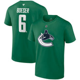 Brock Boeser Vancouver Canucks Fanatics Authentic Stack Name & Number T-Shirt Online