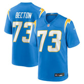 Los Angeles Chargers Nike Mekhi Becton Team Game Jersey
