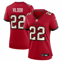 Kindle Vildor Tampa Bay Buccaneers Women's Team Game Jersey - Red
