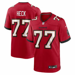 Charlie Heck Tampa Bay Buccaneers Team Game Jersey - Red