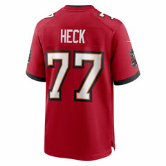 Charlie Heck Tampa Bay Buccaneers Team Game Jersey - Red