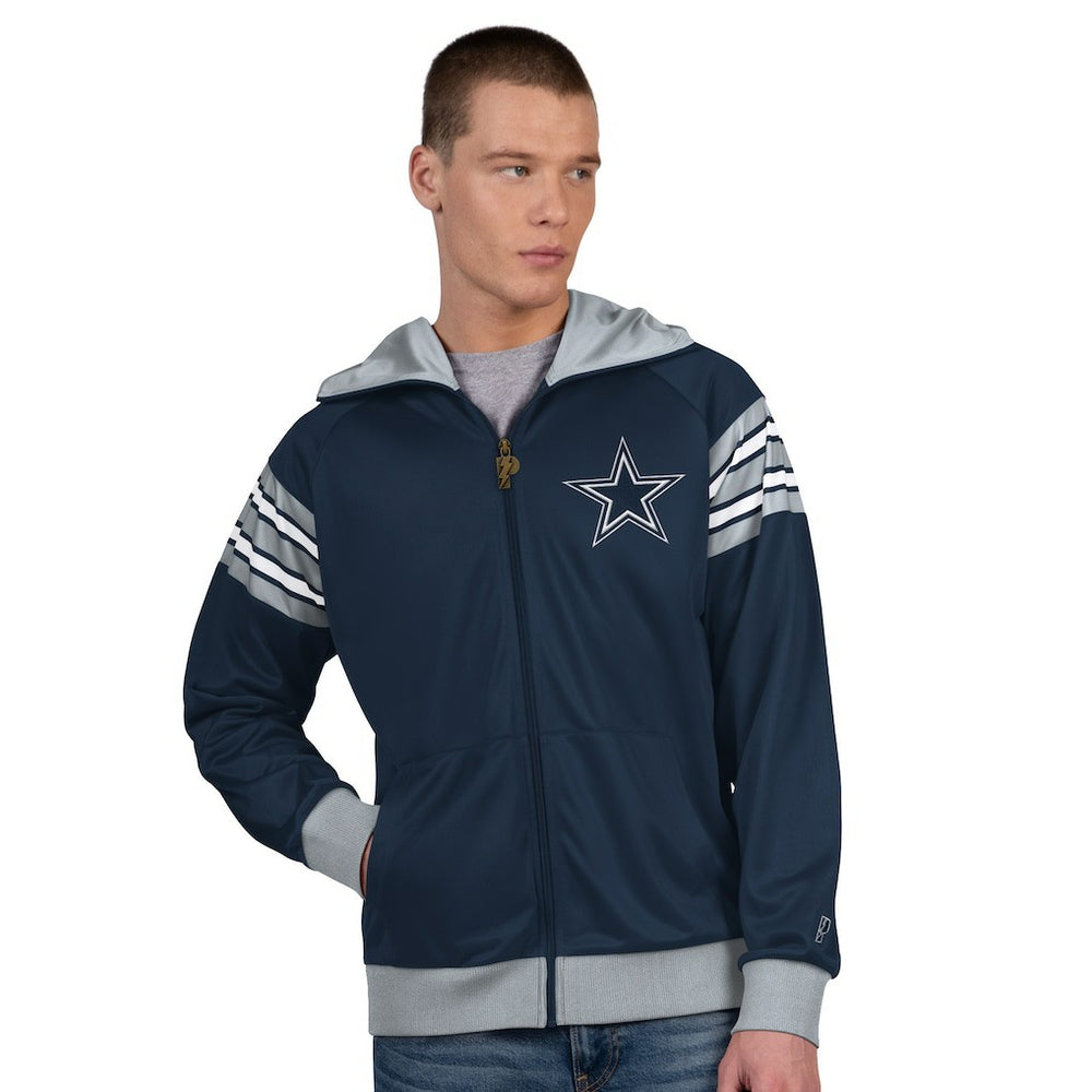 Dallas Cowboys Pro Player Helmet Full-Zip Hooded Track Jacket