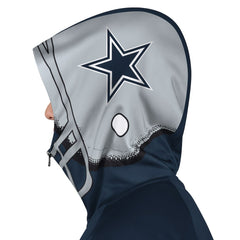 Dallas Cowboys Pro Player Helmet Full-Zip Hooded Track Jacket