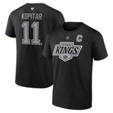 Anze Kopitar Los Angeles Kings Fanatics Authentic Stack Name & Number T-Shirt For Sale