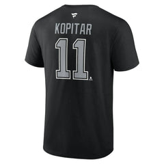 Anze Kopitar Los Angeles Kings Fanatics Authentic Stack Name & Number T-Shirt For Sale