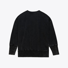 New York Jets Mitchell & Ness Women's Delineate Mineral Wash Crewneck Sweatshirt