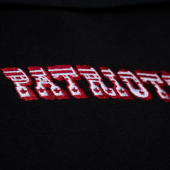 New England Patriots Mitchell & Ness Women's Throwback Cropped Long Sleeve Rugby Polo