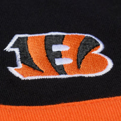 Cincinnati Bengals Mitchell & Ness Women's Cropped Long Sleeve Rugby Polo