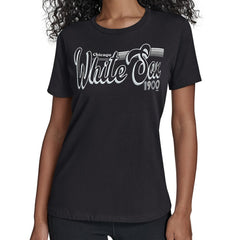 Chicago White Sox Starter Women's Groovy Script Team Fitted T-Shirt | MLB Shop