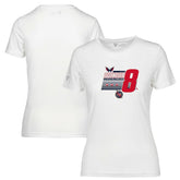 Alexander Ovechkin Washington Capitals Levelwear Women's NHL All-Time Leading Goal Scorer Milestone Stripes Name & Number Maddox T-Shirt On Sale