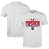 Alexander Ovechkin Washington Capitals Levelwear NHL All-Time Leading Goal Scorer Milestone Stars Name & Number Richmond T-Shirt Sale