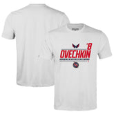 Alexander Ovechkin Washington Capitals Levelwear NHL All-Time Leading Goal Scorer Milestone Name & Number Richmond T-Shirt Sale