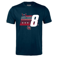 Alexander Ovechkin Washington Capitals Levelwear NHL All-Time Leading Goal Scorer Milestone Stripes Name & Number Richmond T-Shirt Outlet