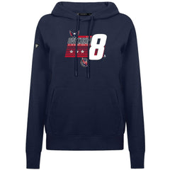 Alexander Ovechkin Washington Capitals Levelwear Women's NHL All-Time Leading Goal Scorer Milestone Stripes Name & Number Adorn Pullover Hoodie For Sale