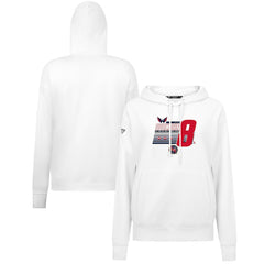 Alexander Ovechkin Washington Capitals Levelwear Women's NHL All-Time Leading Goal Scorer Milestone Stripes Name & Number Adorn Pullover Hoodie Discount