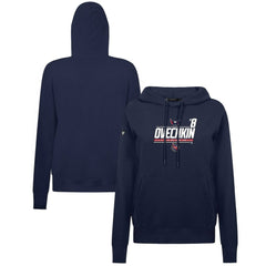 Alexander Ovechkin Washington Capitals Levelwear Women's NHL All-Time Leading Goal Scorer Milestone Stripes Name & Number Adorn Pullover Hoodie Discount