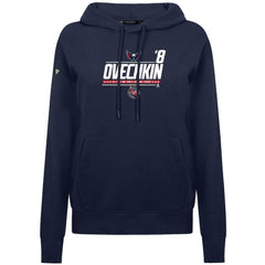 Alexander Ovechkin Washington Capitals Levelwear Women's NHL All-Time Leading Goal Scorer Milestone Stripes Name & Number Adorn Pullover Hoodie Discount