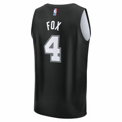De'Aaron Fox San Antonio Spurs 2025/26 City Edition Fast Break Jersey - Black