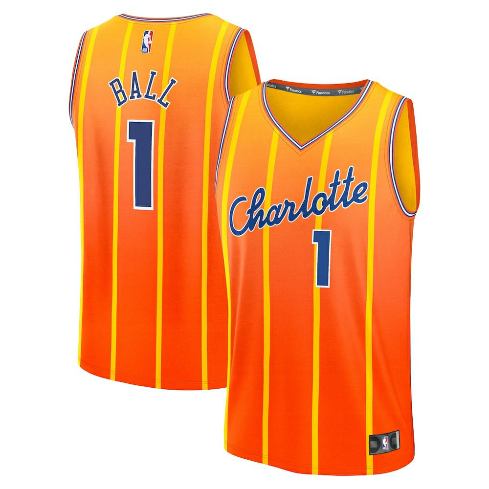 LaMelo Ball Charlotte Hornets 2025/26 City Edition Fast Break Jersey On Sale