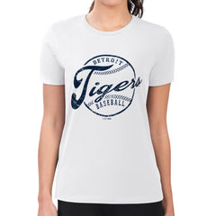 Detroit Tigers G-III 4Her by Carl Banks Women's Super-Slim Fit Lightweight Distressed Baseball Team T-Shirt | MLB Near me